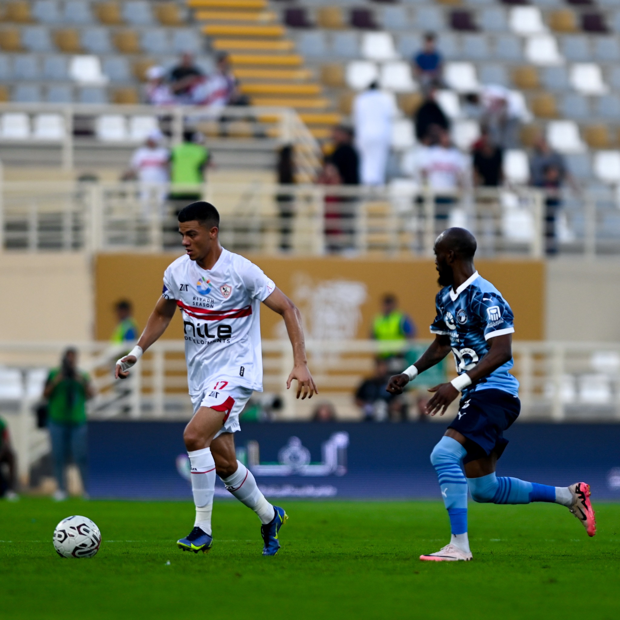 أبرز لقطات مباراة الزمالك وبيراميدز في كأس السوبر المصري