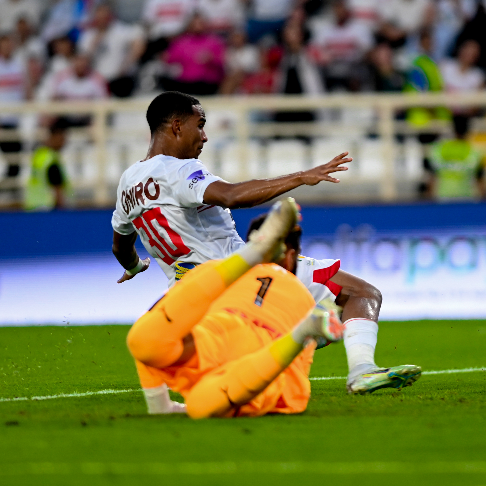 أبرز لقطات مباراة الزمالك وبيراميدز في كأس السوبر المصري