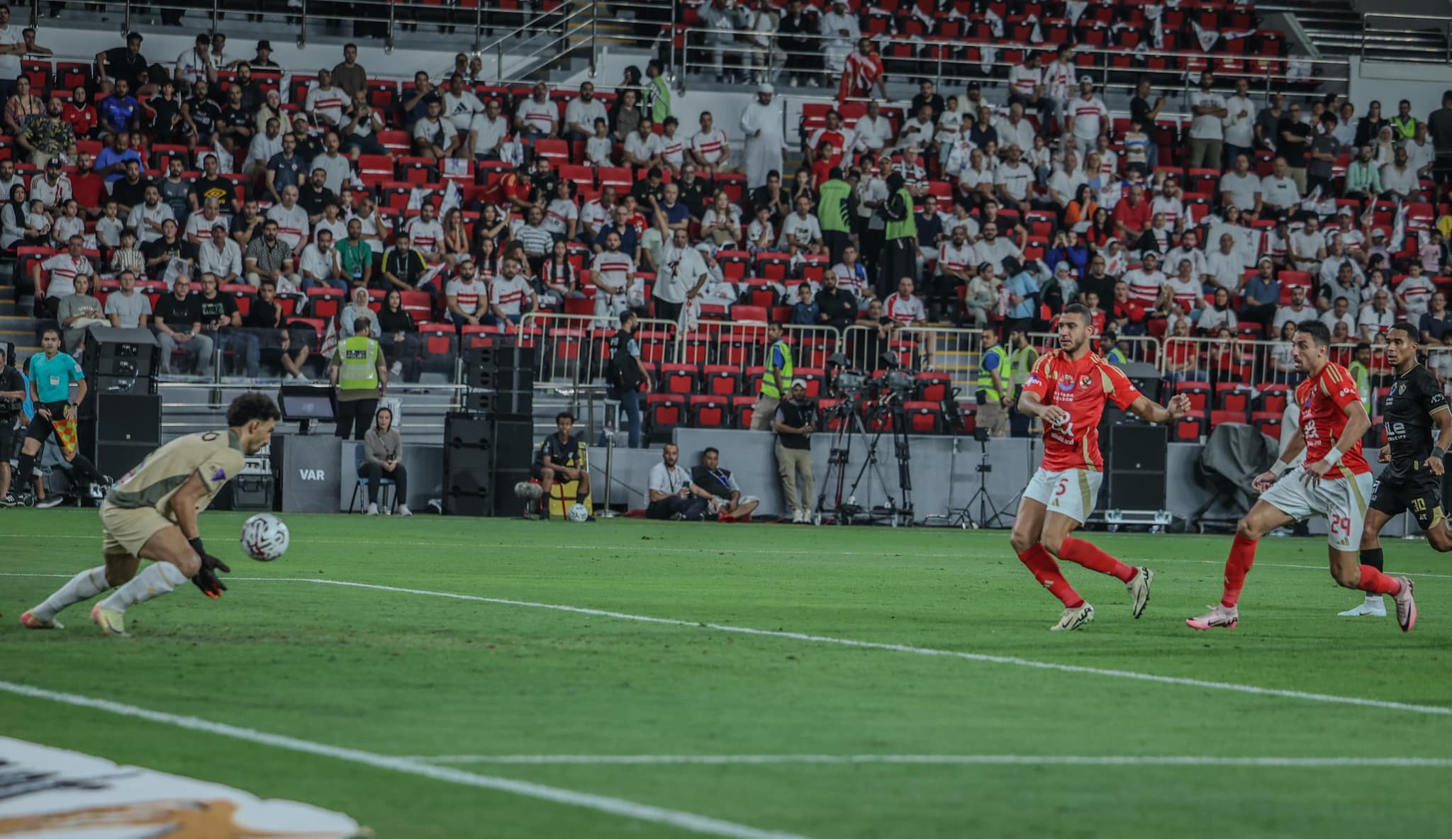 أبرز لقطات نهائي كأس السوبر بين الأهلي والزمالك