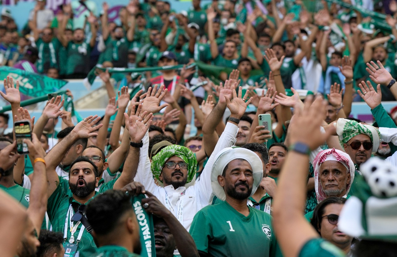 أجواء جماهيرية رائعة في فوز السعودية التاريخي على الأرجنتين بكأس العالم 2022