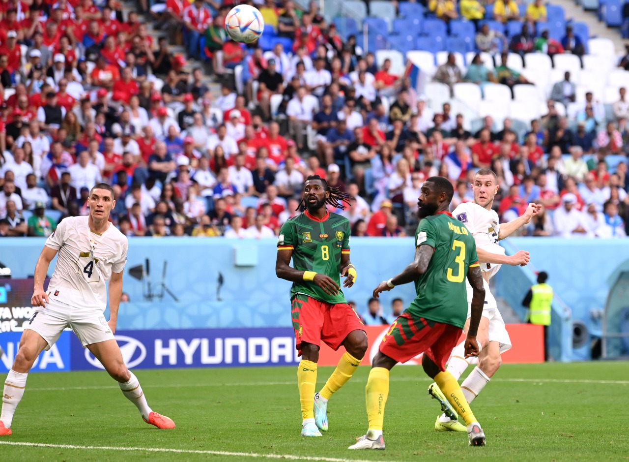 تعادل مثير في كأس العالم بين الكاميرون ضد صربيا