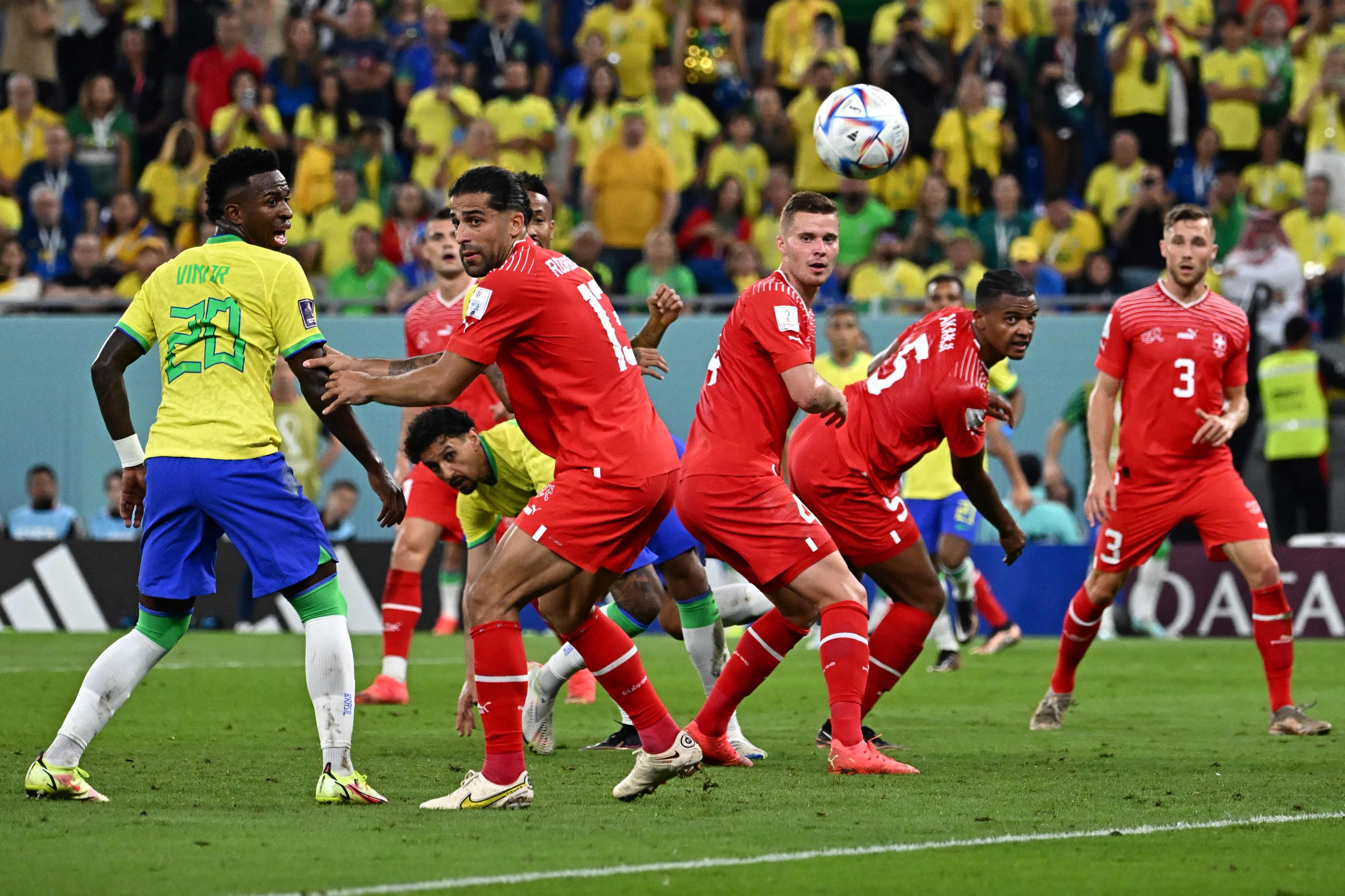 فوز مثير لـ البرازيل ضد سويسرا في كأس العالم 2022