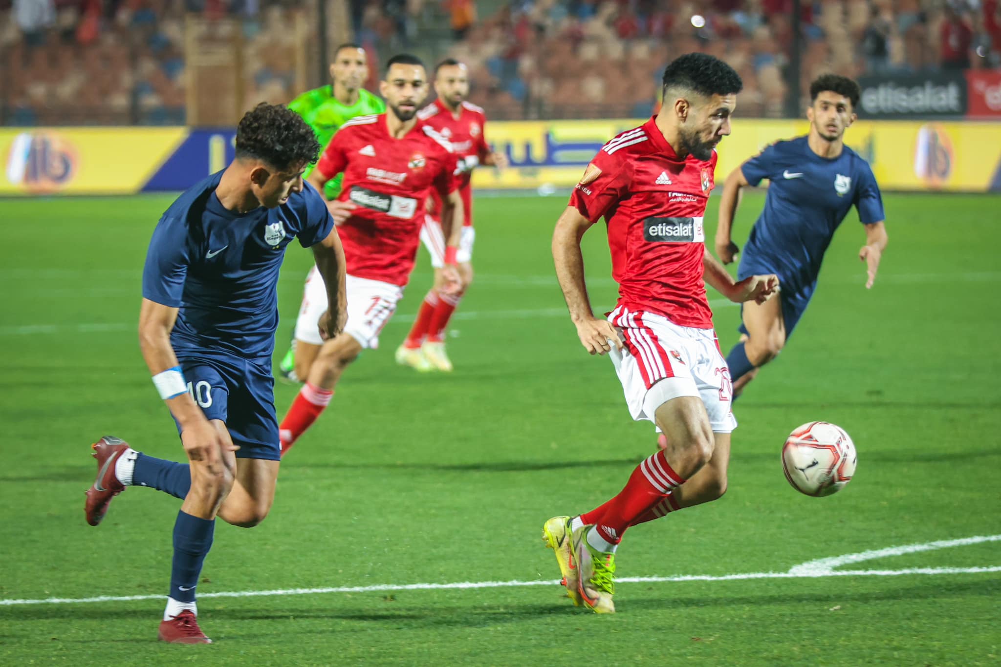 أبرز لقطات مباراة الأهلي وإنبي في الدوري المصري