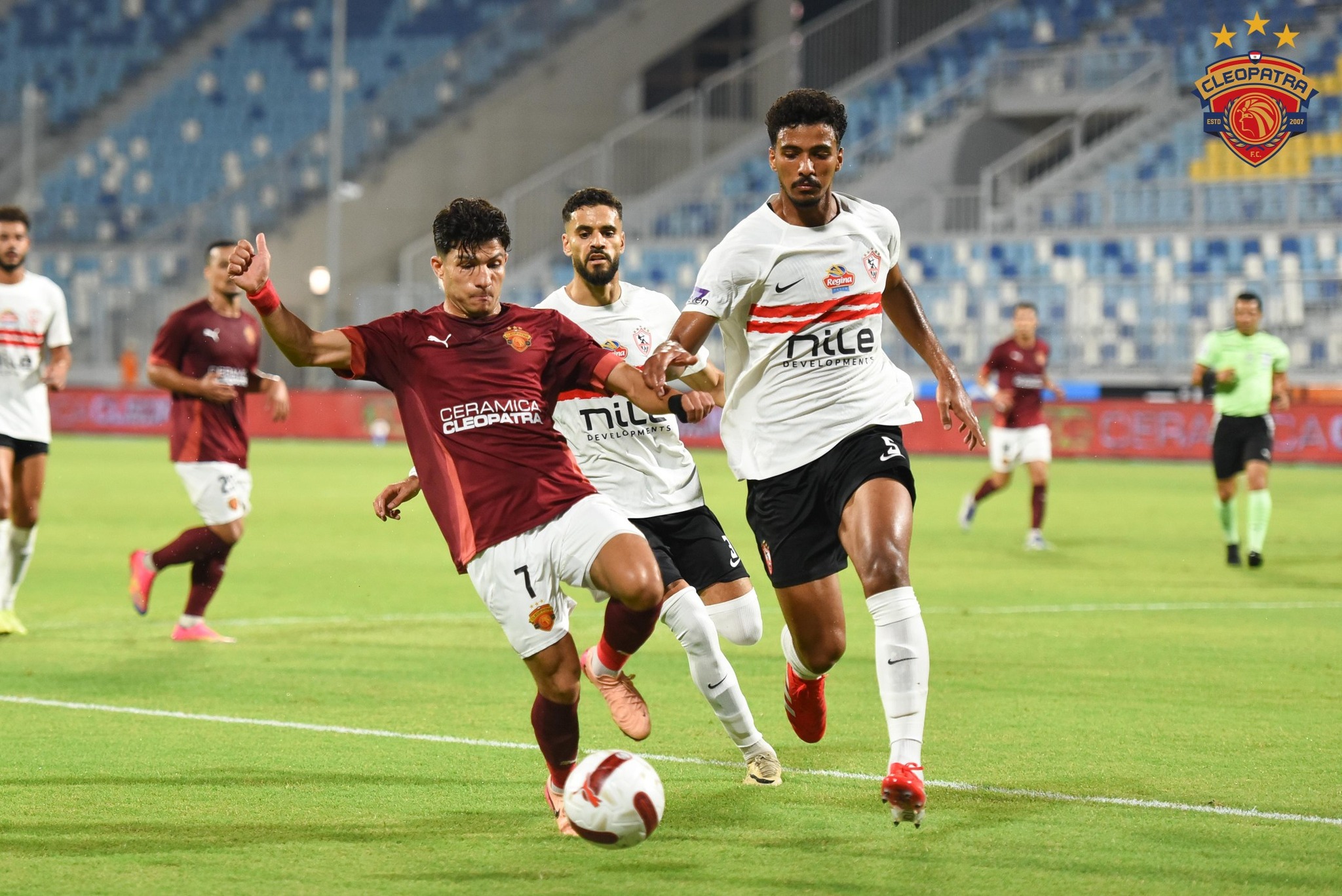 لقطات من فوز الزمالك على سيراميكا كليوباترا في الجولة الأولى بدوري نايل