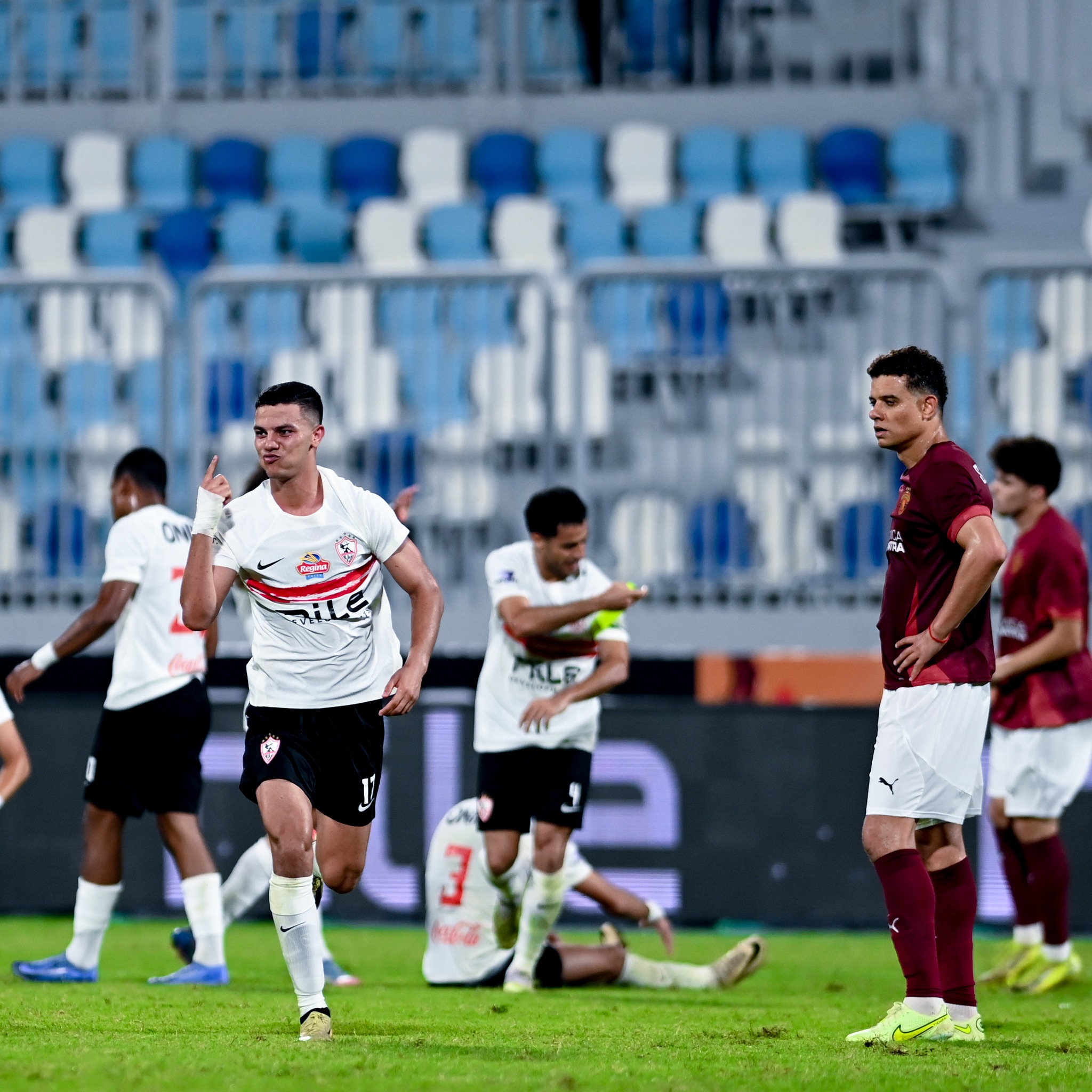 لقطات من فوز الزمالك على سيراميكا كليوباترا في الجولة الأولى بدوري نايل