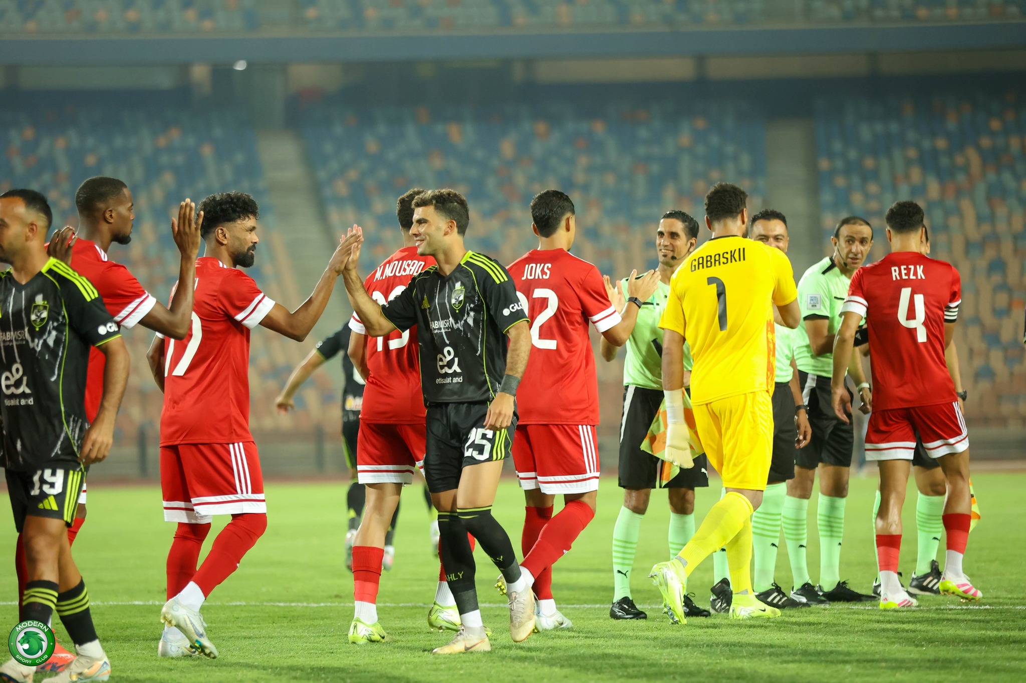 لقطات من تعادل الأهلي ومودرن سبورت في الجولة الأولى بدوري نايل