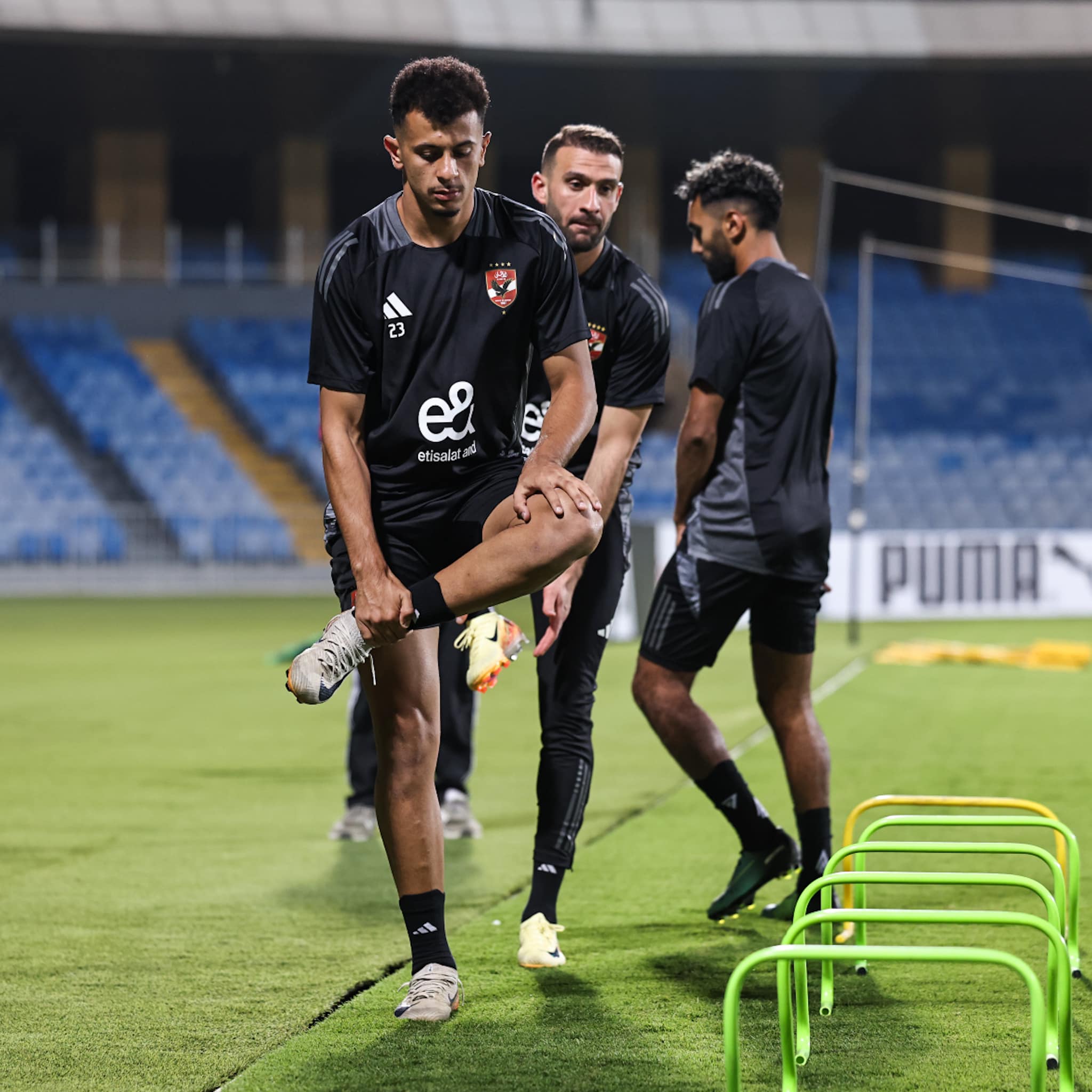 كواليس المران الأخير لـ الأهلي قبل مواجهة الزمالك في السوبر الأفريقي