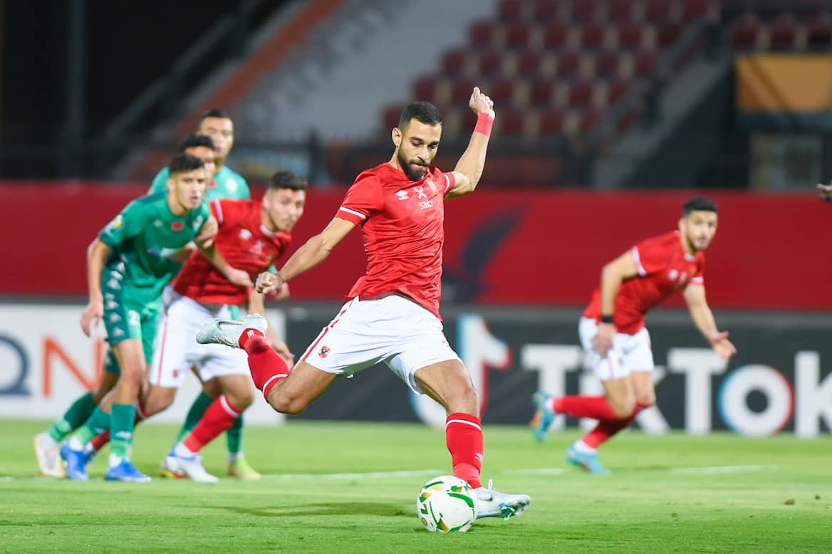 الأهلي يفوز على الرجاء المغربي بهدفين مقابل هدف في ذهاب ربع نهائي دوري أبطال أفريقيا