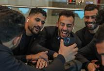 لاعبو الأهلي في مطار القاهرة