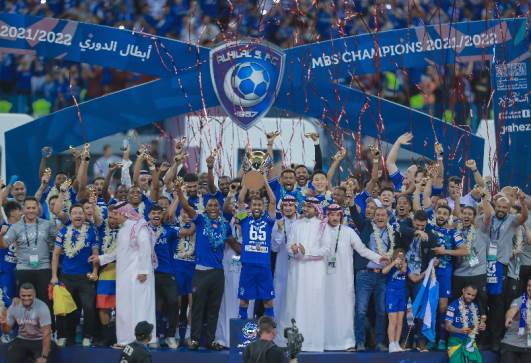 تتويج الهلال السعودي