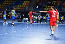 مباراة كرة اليد بين الجزائر والجابون