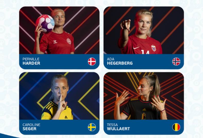 رباعي منتخبات الدنمارك والنرويج والسويد وبلجيكا
