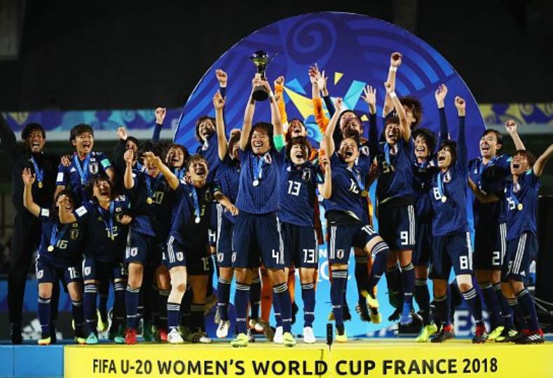 منتخب سيدات اليابان حامل لقب كأس العالم