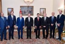 الرئيس عبدالفتاح السيسي يستقبل توماس باخ