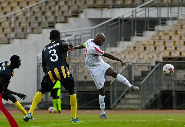 The end of the first half .. Zamalek 0-0 Elects Chad in the African Champions League