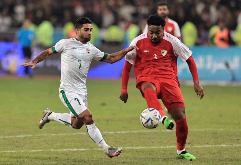 العراق ضد عمان كأس الخليج خليجي 25
