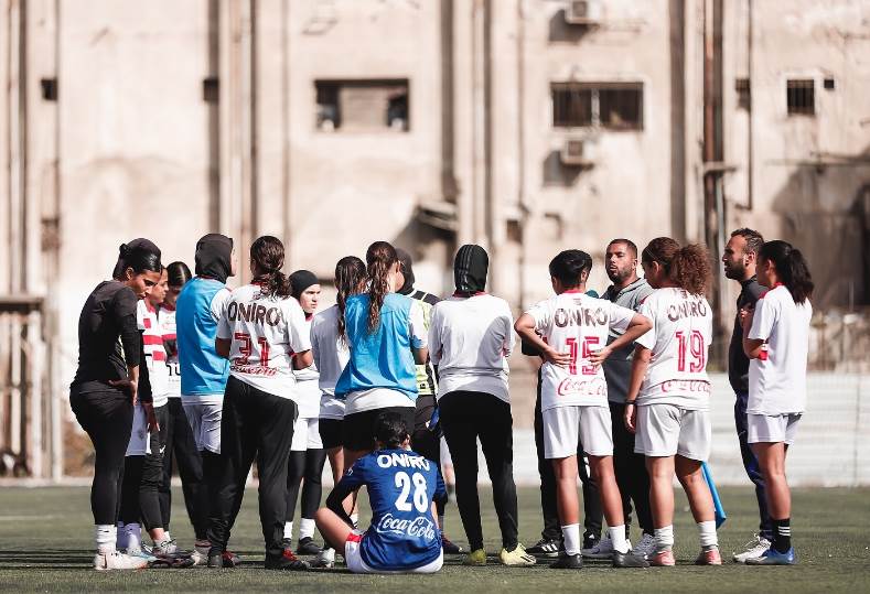 الصالح سبورت : الزمالك يختتم استعدادته لملاقاة إنبي بدوري الكرة النسائية