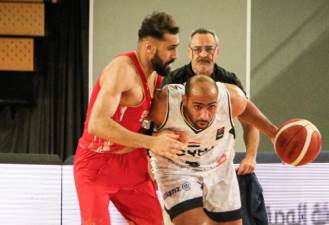 منتخب مصر لكرة السلة في مواجهة البحرين في قطر