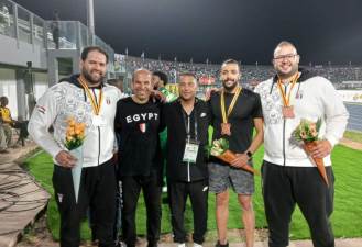 أبطال منتخب مصر لألعاب القوى