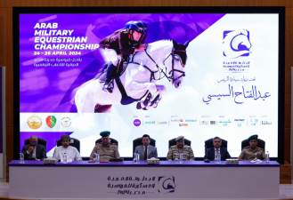 مؤتمر البطولة العربية العسكرية للفروسية