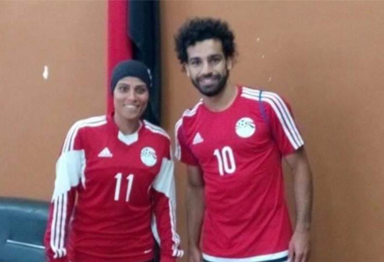 فايزة حيدر مع محمد صلاح