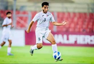 احمد كولاب لاعب منتخب فلسطين 