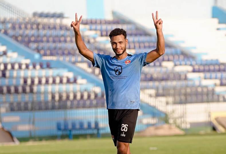 محمود مسعد مدافع المحلة 
