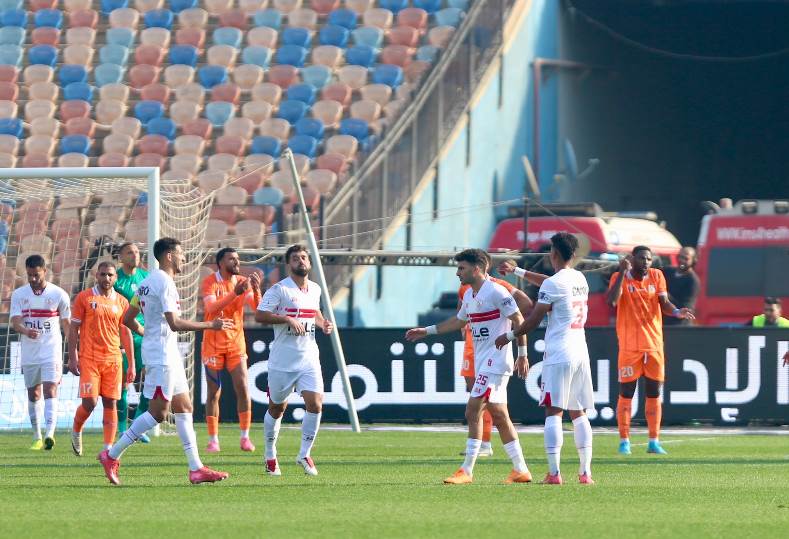 الصالح سبورت : الزمالك يتقدم على أبو قير للأسمدة بهدف في الشوط الأول