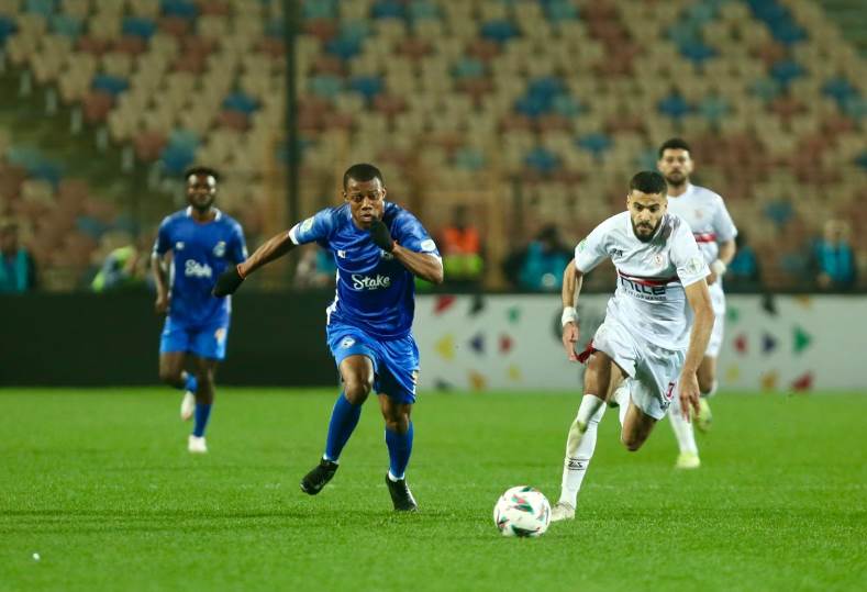 الصالح سبورت : هدف مصطفى شلبي يمنح الزمالك التقدم على إنيمبا في الشوط الأول