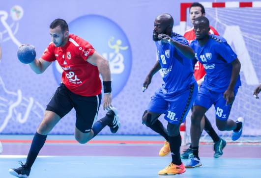 جانب من مباراة الأهلي مع شبيبة كينشاسا الكونغولي