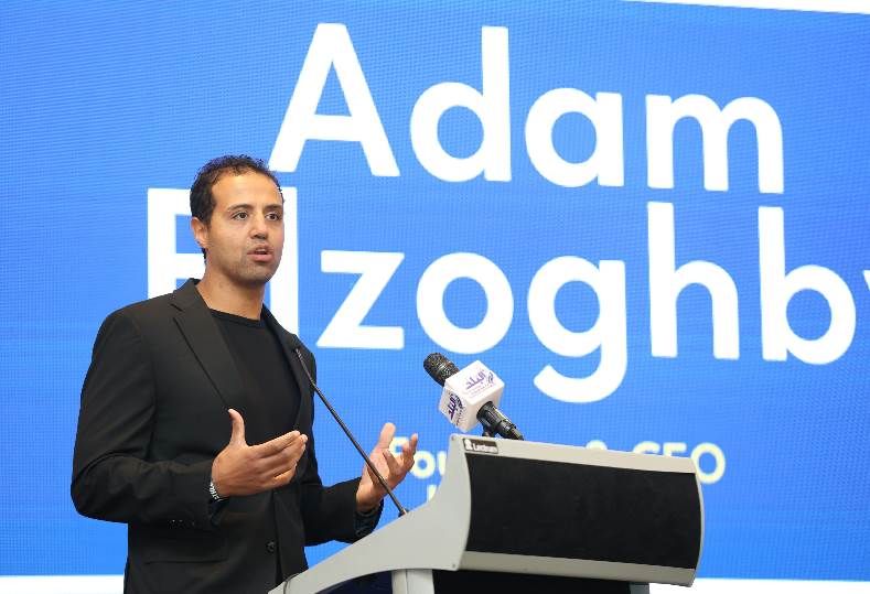 آدم الزغبي خلال وقائع مؤتمر الإعلان عن استضافة مصر كأس بارتيللي لكرة اليد