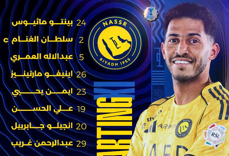 تشكيل النصر السعودي
