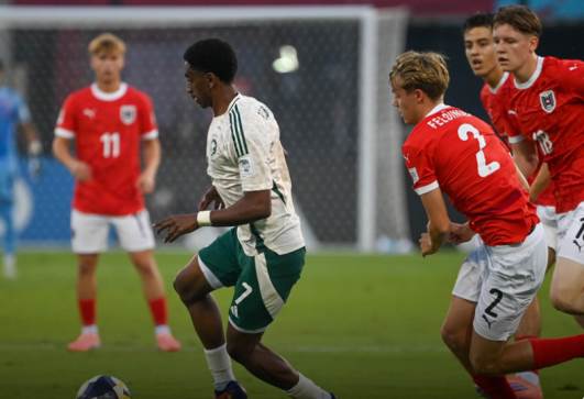 المنتخب السعودي ضد النمسا في كأس العالم للناشئين