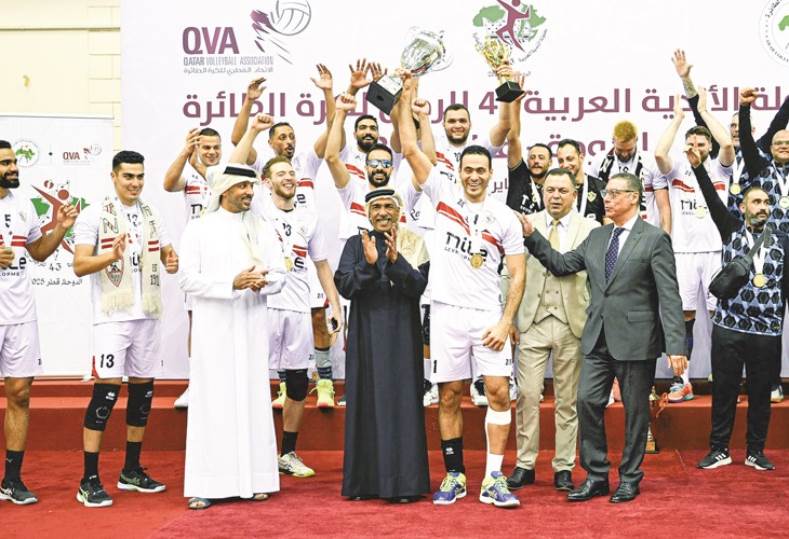 الزمالك بطل البطولة العربية