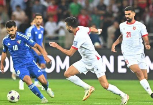 مباراة الكويت ضد الأردن