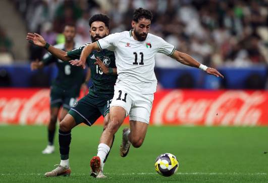 منتخب السعودية وفلسطين