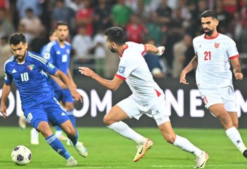 مباراة الكويت ضد الأردن