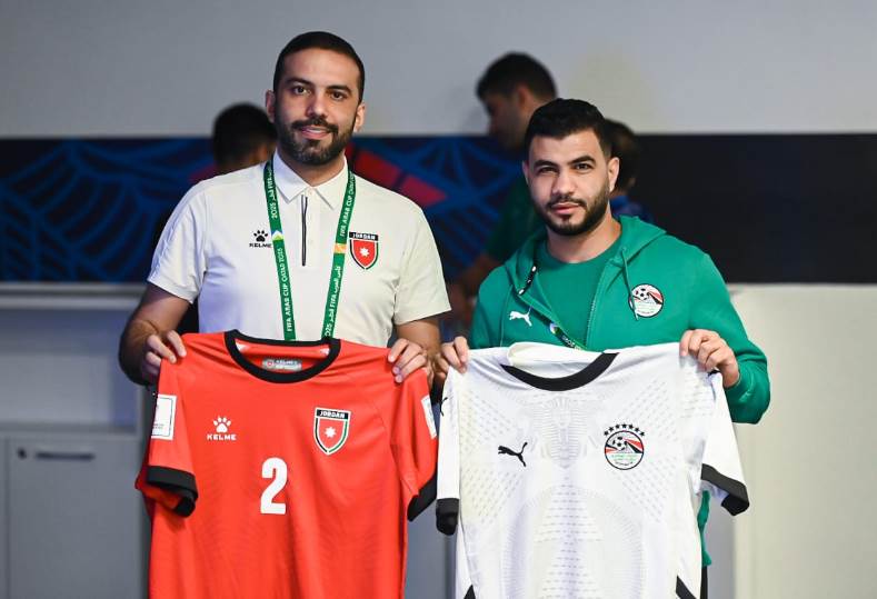 منتخب مصر والأردن