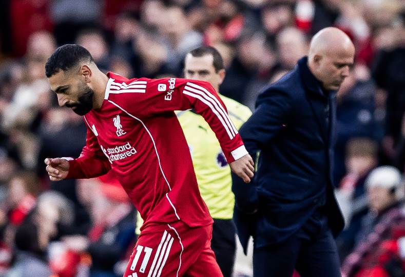 آرني سلوت ومحمد صلاح