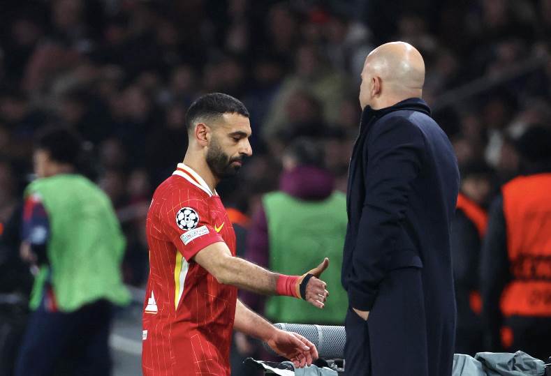 محمد صلاح وأرني سلوت