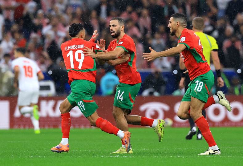 مباراة الأردن ضد المغرب