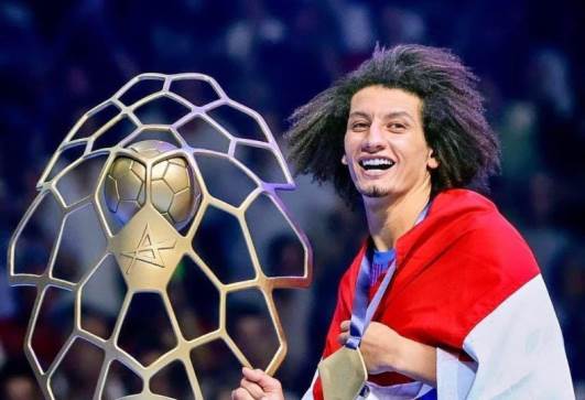 علي زين لاعب منتخب مصر لكرة اليد