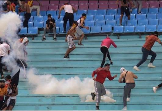 أحداث مباراة صن داونز والترجي
