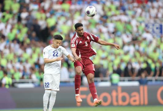 منتخب قطر وأوزبكستان 