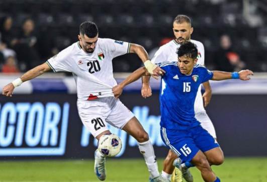 منتخب فلسطين وعمان 