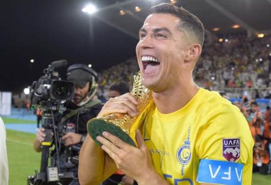 كريستيانو رونالدو لاعب النصر مع كأس العرب للأندية