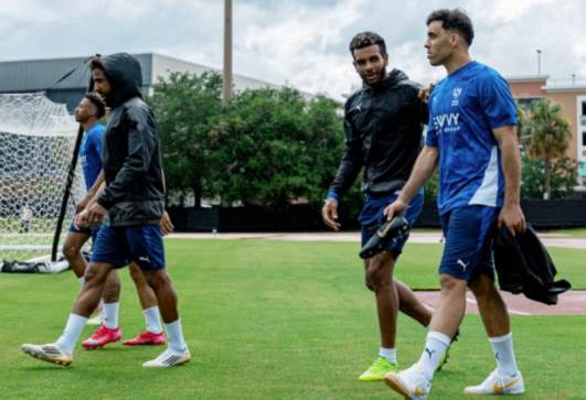 حمد الله في معسكر الهلال 