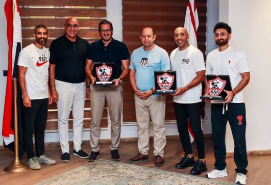 تكريم الجهاز الفني للزمالك 