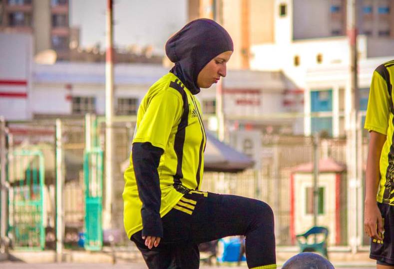 زيزي يحيى لاعبة المقاولون العرب