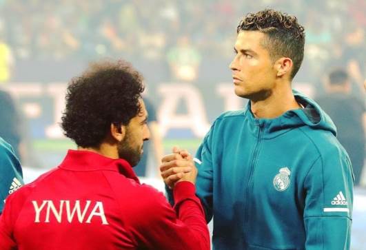رونالدو وصلاح 